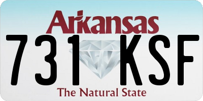 AR license plate 731KSF