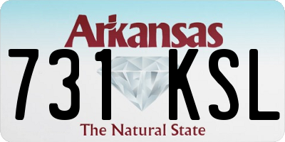 AR license plate 731KSL
