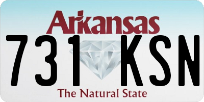 AR license plate 731KSN