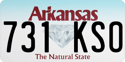 AR license plate 731KSO
