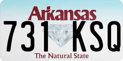 AR license plate 731KSQ
