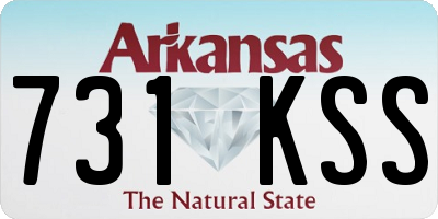 AR license plate 731KSS