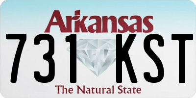 AR license plate 731KST