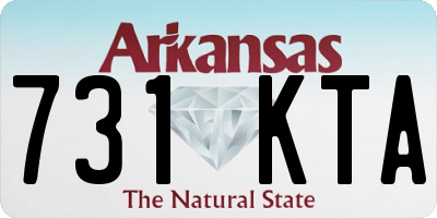 AR license plate 731KTA