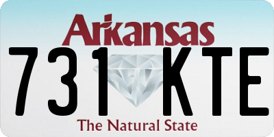AR license plate 731KTE