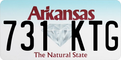 AR license plate 731KTG