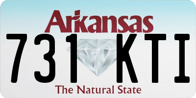 AR license plate 731KTI