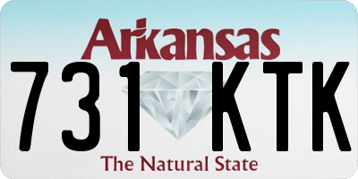 AR license plate 731KTK