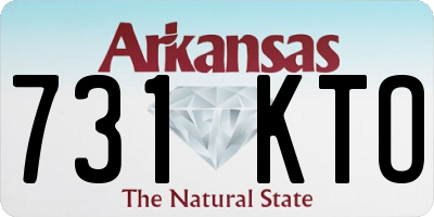 AR license plate 731KTO