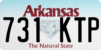 AR license plate 731KTP