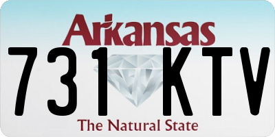 AR license plate 731KTV
