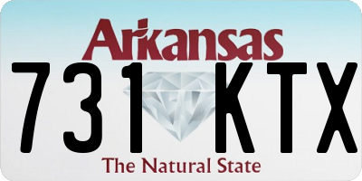 AR license plate 731KTX