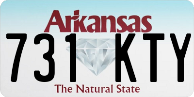 AR license plate 731KTY