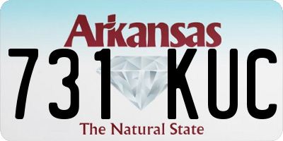 AR license plate 731KUC