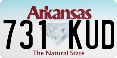 AR license plate 731KUD