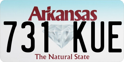 AR license plate 731KUE