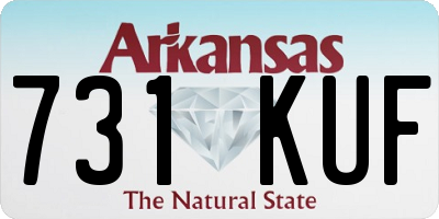 AR license plate 731KUF