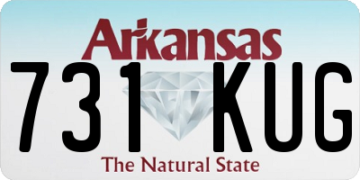AR license plate 731KUG