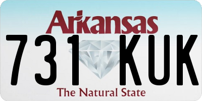 AR license plate 731KUK
