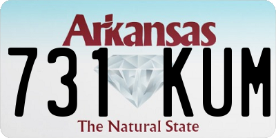 AR license plate 731KUM