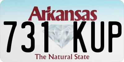 AR license plate 731KUP