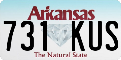 AR license plate 731KUS