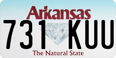 AR license plate 731KUU