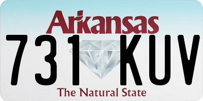 AR license plate 731KUV