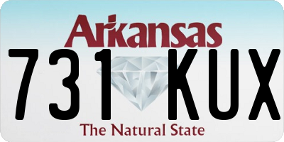 AR license plate 731KUX