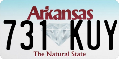 AR license plate 731KUY