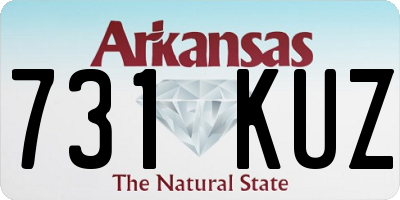 AR license plate 731KUZ