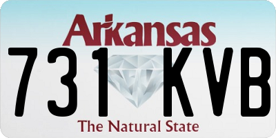 AR license plate 731KVB