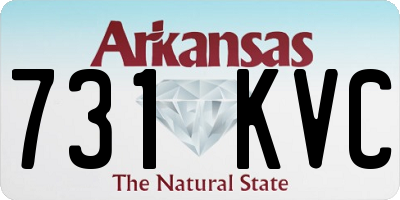 AR license plate 731KVC