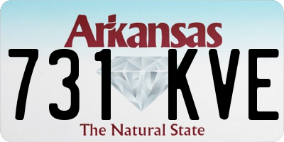 AR license plate 731KVE
