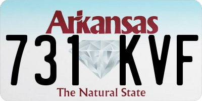 AR license plate 731KVF