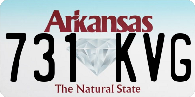 AR license plate 731KVG