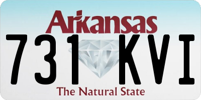 AR license plate 731KVI