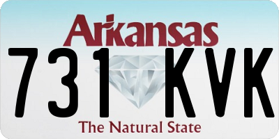 AR license plate 731KVK