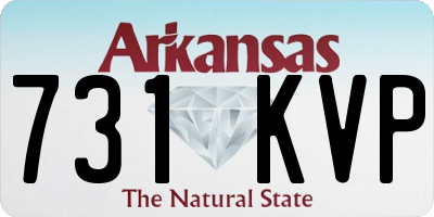 AR license plate 731KVP