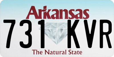 AR license plate 731KVR