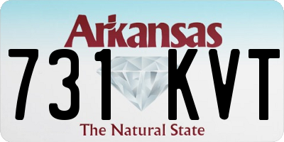 AR license plate 731KVT
