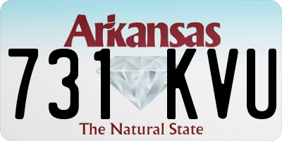 AR license plate 731KVU