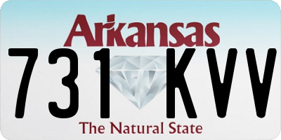 AR license plate 731KVV