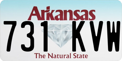 AR license plate 731KVW