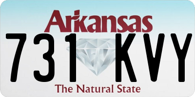 AR license plate 731KVY