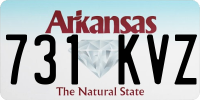 AR license plate 731KVZ