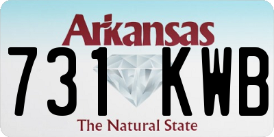 AR license plate 731KWB