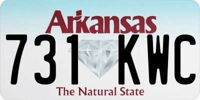 AR license plate 731KWC