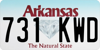 AR license plate 731KWD