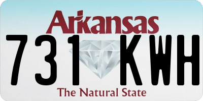 AR license plate 731KWH